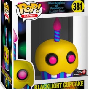 Mr. Cupcake en version Néon / Black Light