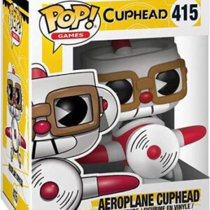 Aeroplane Cuphead, la figurine POP du personnage de Cuphead