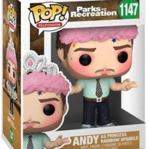Andy en princesse arc-en-ciel – figurine POP