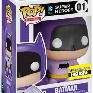 Batman en costume violet — série Heroes
