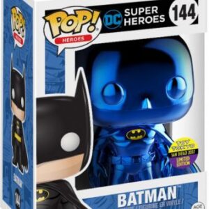 Batman en version Chrome Bleu