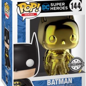 Batman en version chromée dorée