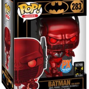 Batman Mort Rouge : version à finition métallique