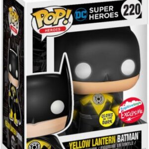Batman en Yellow Lantern — finition Glow in the Dark