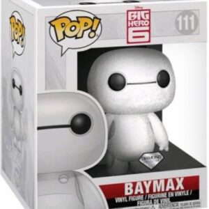 Baymax pailleté, figurine de 15 cm