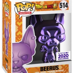 Beerus en finition chromée violette — Dragon Ball Super