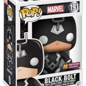 Black Bolt dans sa déclinaison noire – Funko POP