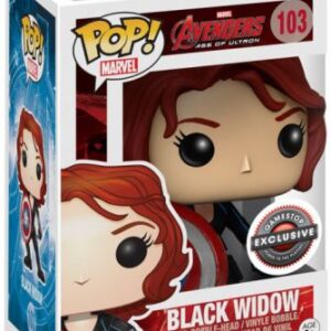 Black Widow et son bouclier : déclinaison POP