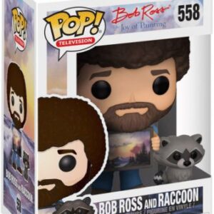 Bob Ross et son raton laveur : une Funko Pop classique