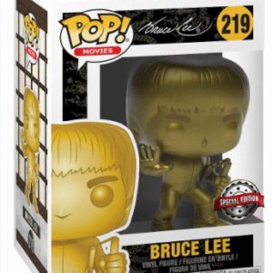 Bruce Lee en finition or
