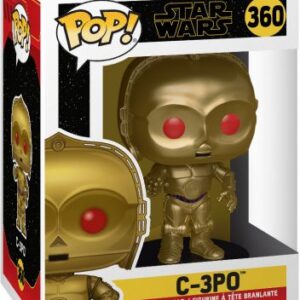 C-3PO en finition métallique or