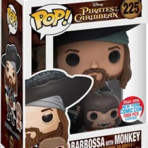 Capitaine Barbossa avec son singe — POP Pirates des Caraïbes