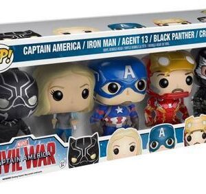Civil War 5-Pack : Captain America, Iron Man, Agent 13, Black Panther & Crossbones