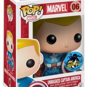 Captain America sans masque en finition métallique