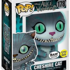 Chat du Cheshire en version brillante dans le noir