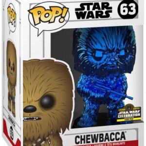 Chewbacca en finition Chromé Bleu