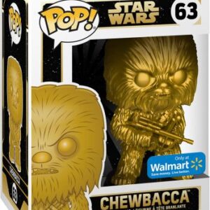 Chewbacca en finition Métallique Or