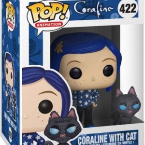 Coraline Jones et son chat – figurine POP