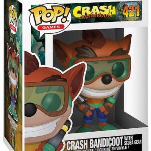 Crash Bandicoot équipé pour la plongée