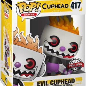 Cuphead Diabolique en feu — figurine POP