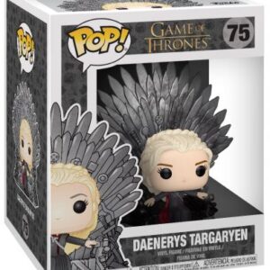 Daenerys Targaryen assise sur le Trône de Fer