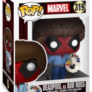 Deadpool en Bob Ross – figurine POP Marvel