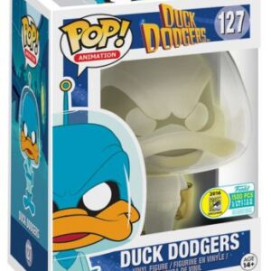 Duck Dodgers en blanc, finition brillante dans le noir