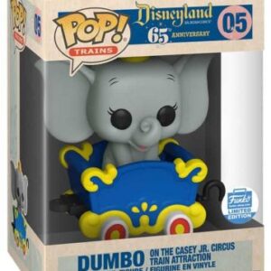 Dumbo sur l’attraction du train de cirque Casey Jr.