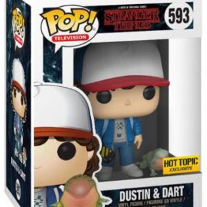 Dustin Henderson et Dart dans Stranger Things