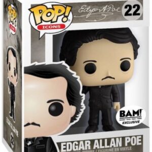 Edgar Allan Poe avec son corbeau, la POP Icons