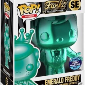 Emerald Freddy chromé, déclinaison de Freddy Funko