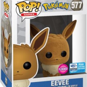 Évoli Floqué, la figurine POP en finition flocked