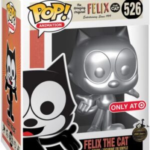 Felix le Chat en finition argent métallique