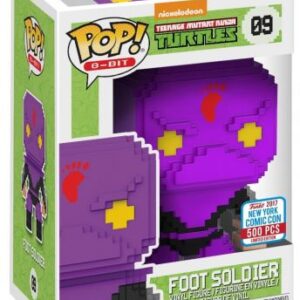 Foot Soldier violet en version 8-Bit
