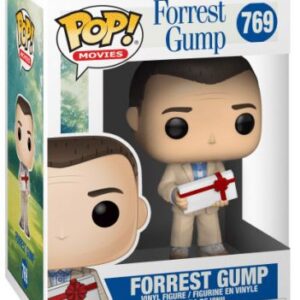 Forrest Gump avec sa boîte de chocolats