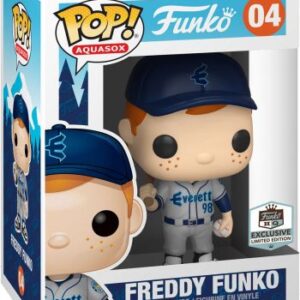 Freddy Funko avec le maillot Grey Aquasox