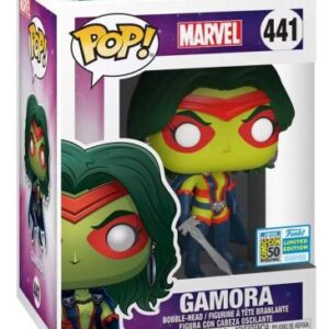 Gamora en figurine POP, héroïne des Gardiens de la Galaxie