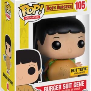 Gene Belcher dans son costume de burger