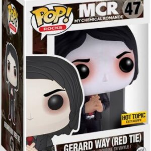 Gerard Way à cravate rouge – figurine POP
