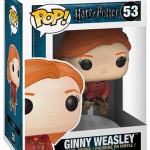 Ginny Weasley en plein vol sur son balai