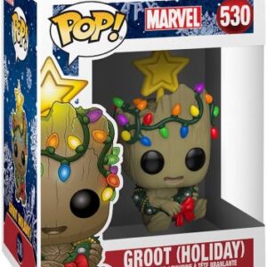 Groot dans sa version de Noël