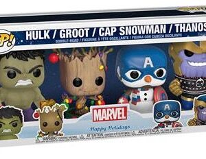 Groot, Hulk, Thanos et Captain Snowman : le pack Marvel