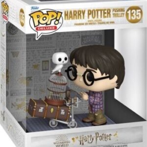 Harry Potter avec son chariot – figurine POP Deluxe