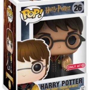Harry Potter tenant l’œuf d’or
