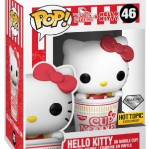 Hello Kitty dans sa tasse de nouilles – édition Diamant