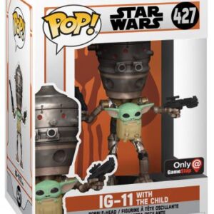 IG-11 avec l'enfant, duo de Star Wars : Le Mandalorien