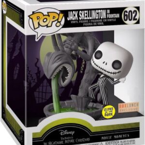 Jack Skellington dans la fontaine : brillant dans le noir
