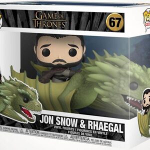 Jon Snow chevauchant Rhaegal – figurine POP
