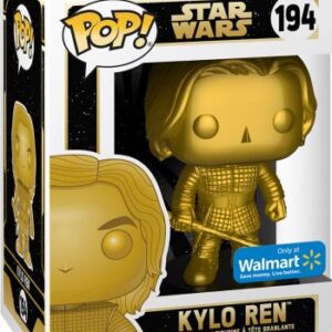 Kylo Ren en finition métallique or