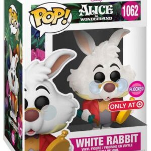 Lapin blanc avec montre — version Flocked